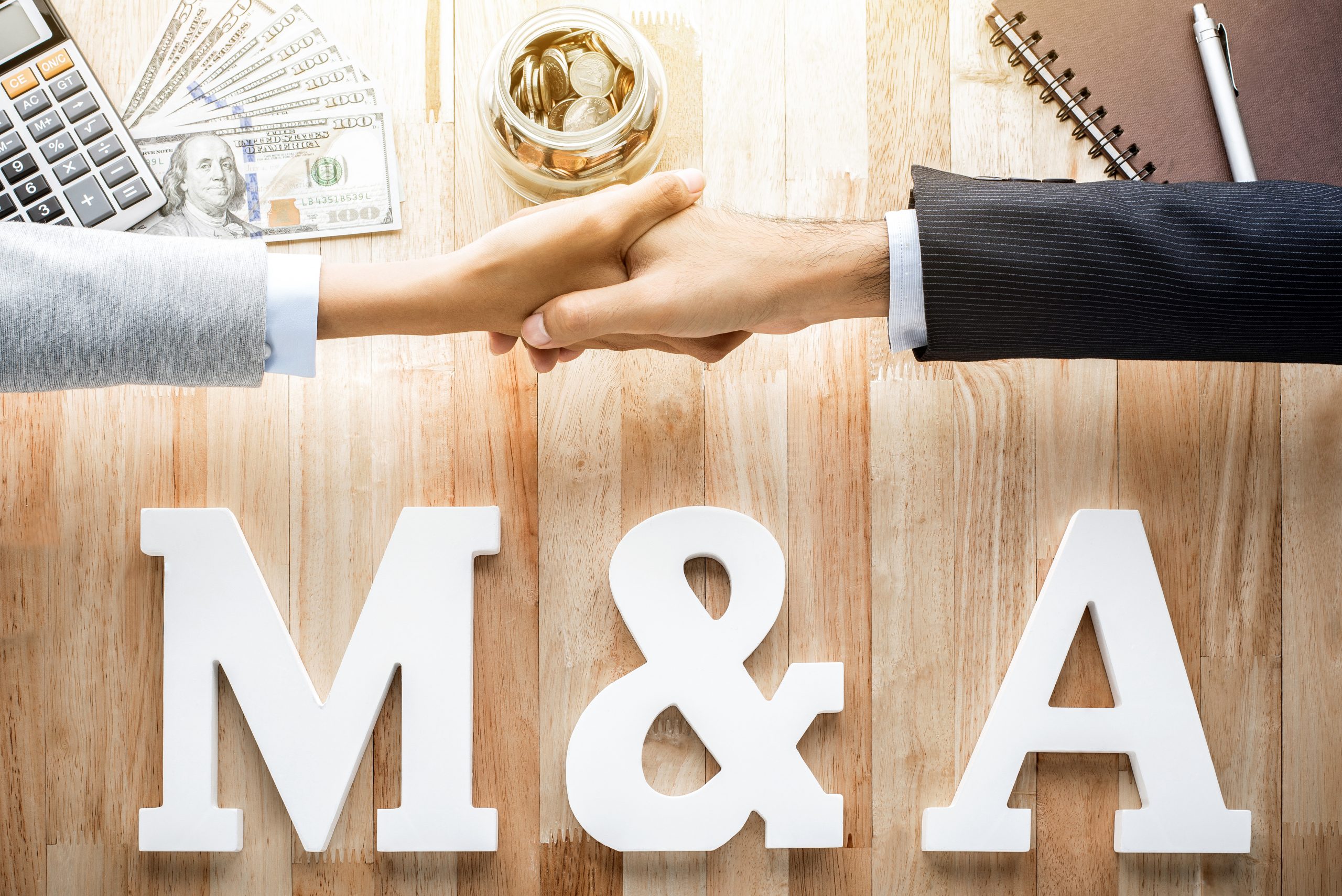 M & A (or Merger and Acquisition)